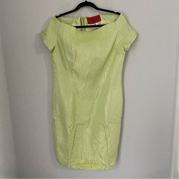 B Michael America Red Collection Women’s Short Sleeve Boat Neck Midi Dress 14 - Picture 1 of 4